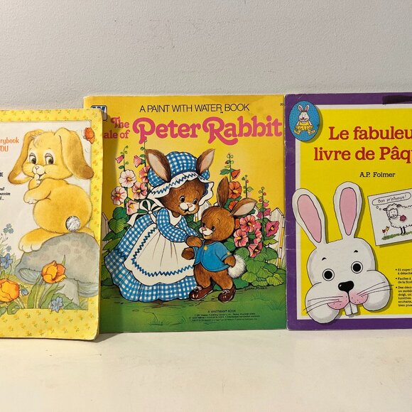 Kids' Easter Paperback&Activity Book Bundle "How Peter Cottontail Got His Name" - Picture 1 of 13